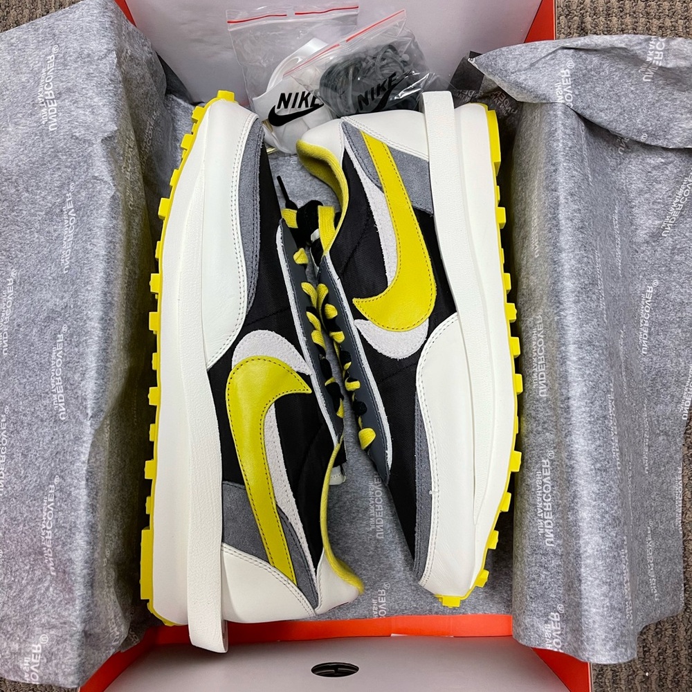 Nike LD Waffle Sacai Undercover “Black Bright Citron” NEW Men’s Size 13 Sneakers